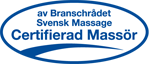 Certifierad massör av branschrådet Svensk Massage